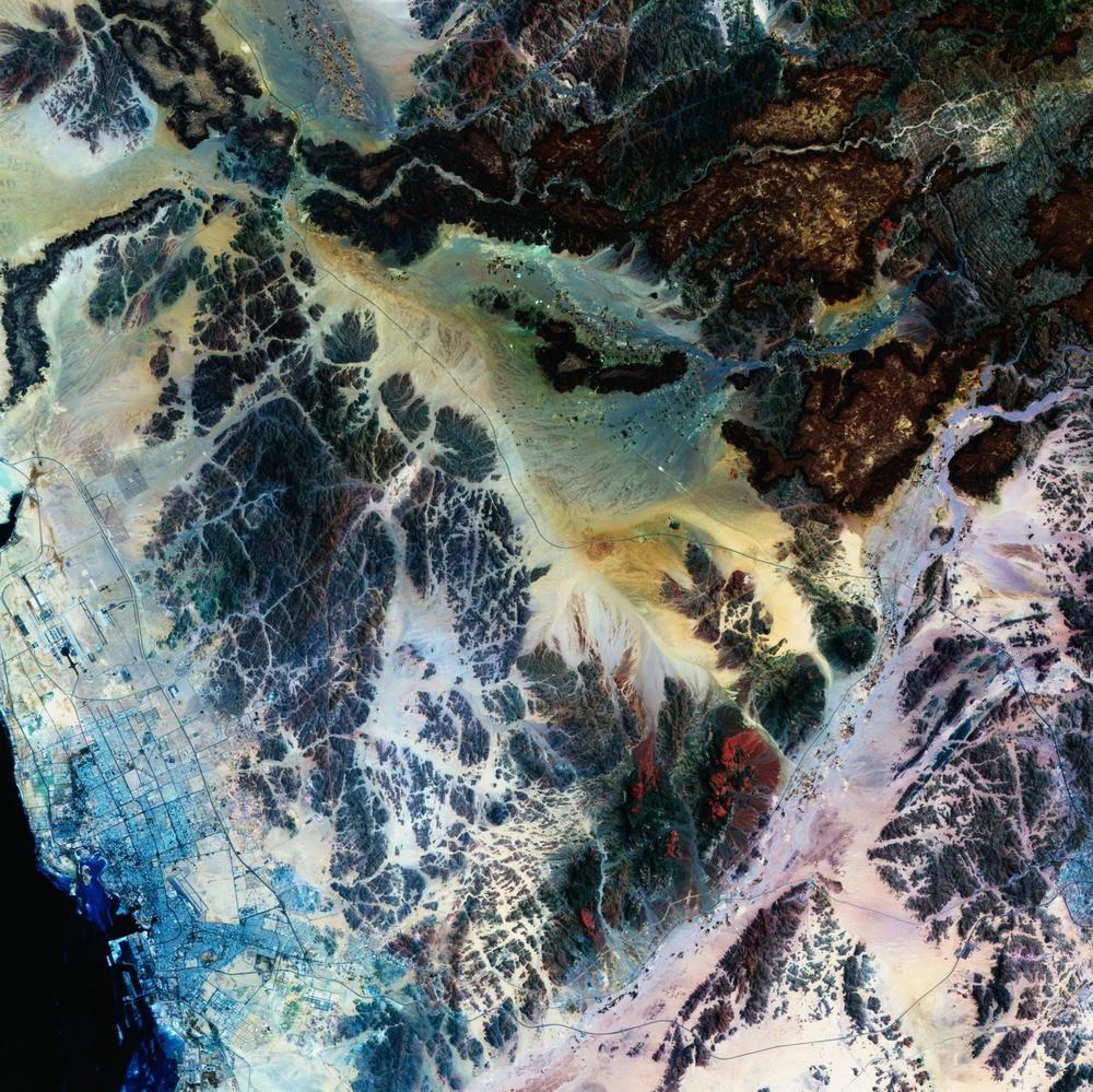 Le Meridien Cidde Dış mekan fotoğraf Satellite image of the Great Artesian Basin